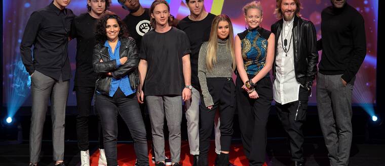 Artisterna i Melodifestivalens tredje deltävling 2016.