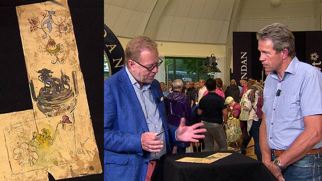 Carl Larsson-skiss i Antikrundan.