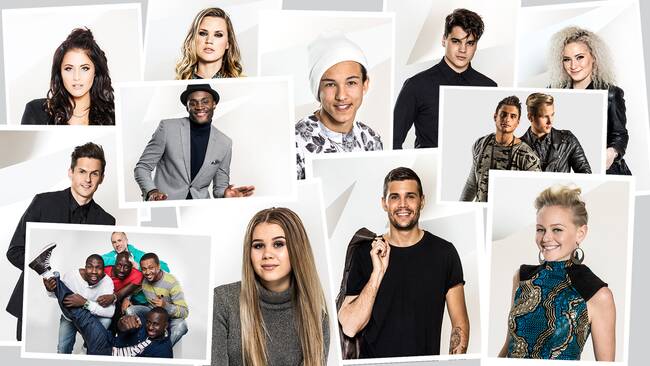 Finalisterna i Melodifestivalen 2016