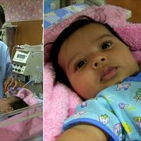 SVT besöker en avdelning för smittade spädbarn i Delhi.