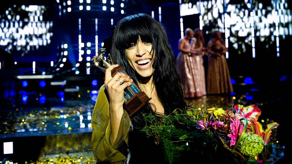 Foto: Olle Kirchmeier/SVT Bild på Loreen, som vann Melodifestivalen 2012 med "Euphoria".