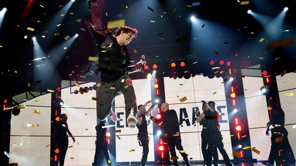 Foto: Jessica Gow/Scanpix Eric Saade vann Melodifestivalen 2011 med låten "Popular" och tog hem en tredjeplats i Eurovision Song Contest i Dusseldorf.
