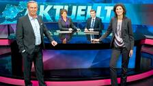 Foto: Carl-Johan Söder/SVT Programledarna Claes Efsberg, Anna Hedenmo, Jon Nilsson och Cecilia Gralde..