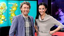 Foto: SVT Meterologerna Pererik Åberg och Pia Hultgren.