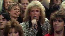 Foto: SVT Tommy Nilsson i Swedish Matal Aid 1985.