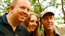 Foto: SVT Anders Jansson, dottern Rebecca och fotografen Mattias Klum.