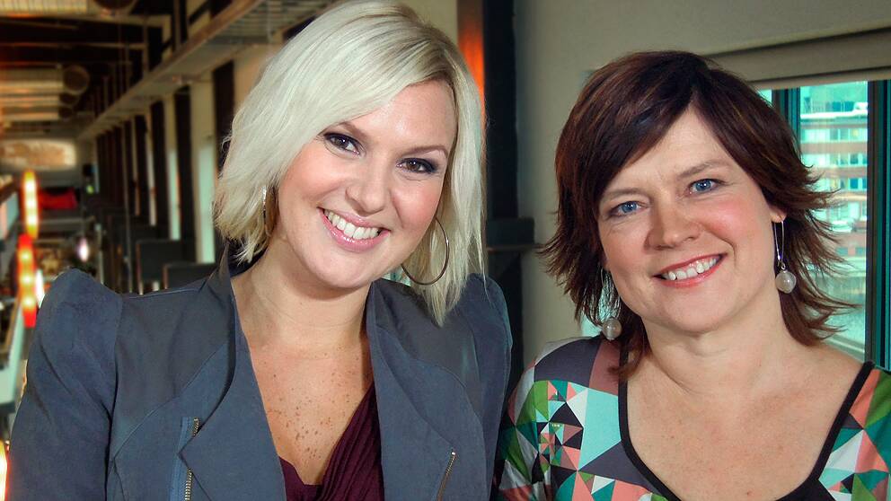 Foto: SVT Sanna Nielsen och Ann-Marie Rauer