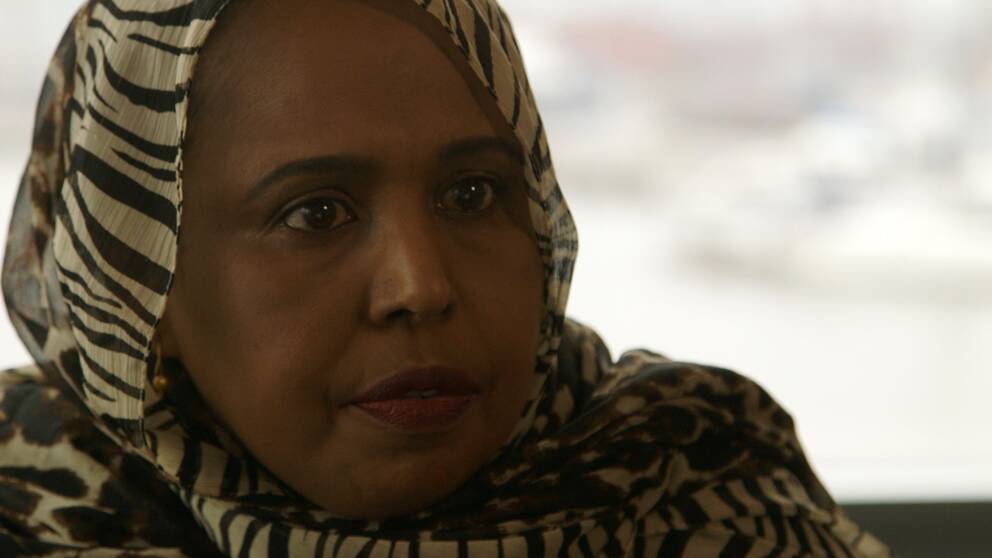 Foto: svt Amun Abdullahi avslöjade att al-Shabaab rekryterade i Rinkeby och blev ifrågasatt av SR:s Konflikt.