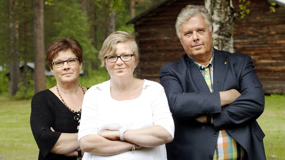 Foto: AnnaKarin Drugge Jane, Kerstin och Yngve tillsammans.