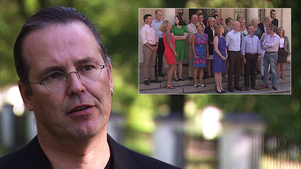 Foto: SVT Anders Borg kommer till Agenda efter regeringens möte på Harpsund för att förklara varför han vill ha ett femte jobbskatteavdrag.