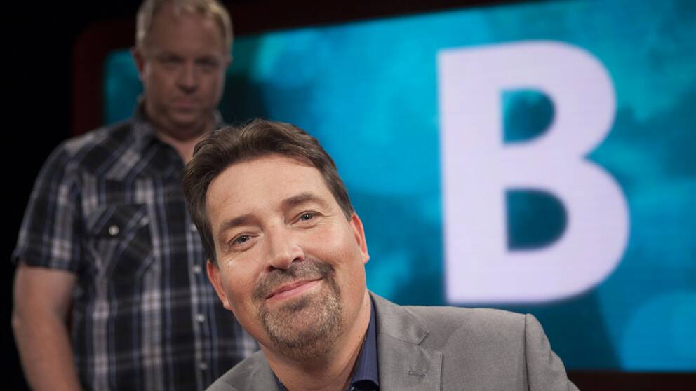 Foto: Nils Bergendal / SVT. Johan Wester och Anders Jansson i Intresseklubben.