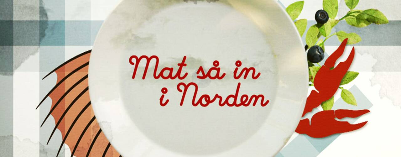 Foto: SVT En tallrik där det står Mat så in i Norden