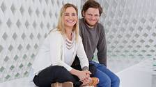Foto: NRK Programledarna Sofia Helin och Hans Olav Brenner.
