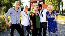 Foto: Love Strandell/SVT Martin Schibbye, journalist, Heidi Andersson, armbryterska och entreprenör, Elsie Johansson, författare, Özz Nûjen, komiker och skådespelare samt Karin Adelsköld, programledare och stand up-komiker.