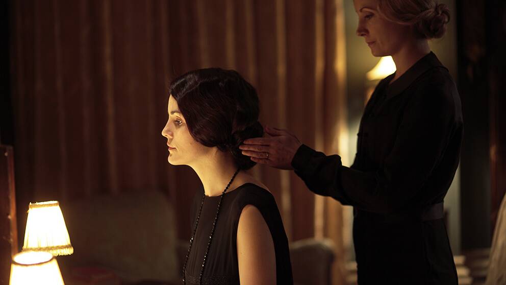 Foto: NBC Lady Mary Crawley (Michelle Dockery) och Anna Bates (Joanne Froggatt).