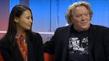 Foto: SVT Lisette Pagler och Leif Andrée i Gomorron Sverige.