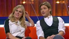 Foto: SVT Pernilla Wahlgren och Andreas Johnsson är Peter Settmans gäster.