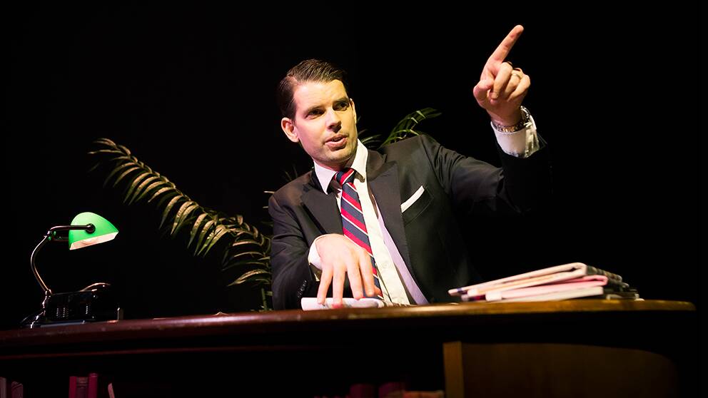 Foto: Håkan Larsson. Alex Schulman i showen Älska mig.