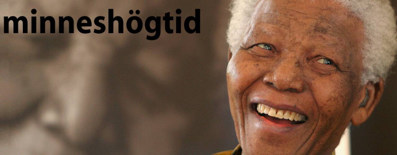 Foto: TT Nyhetsbyrån Nelson Mandela