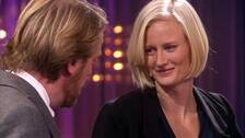 Foto: SVT Peter Settman och Carolina Klüft.