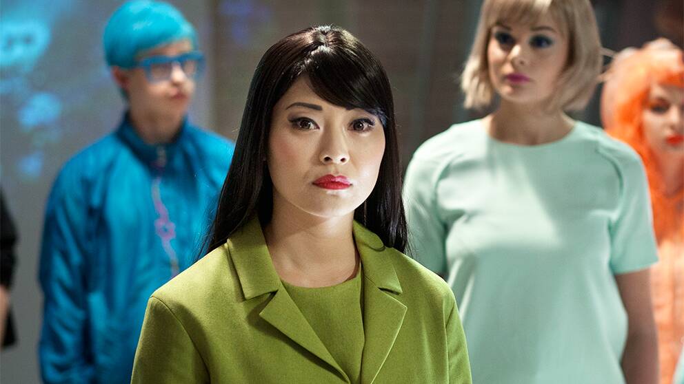Foto: Johan Paulin/SVT Mimi (Lisette Pagler) i serien Äkta människor.