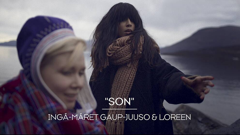 Foto: SVT Loreen och Ingá-Máret Gaup-Juuso – Son