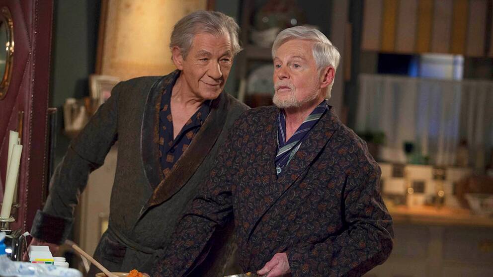 Foto: Shine International. Ian McKellen och Derek Jacobi i Vicious.