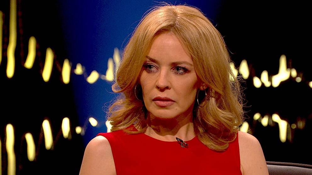Foto: SVT Kylie Minogue gästar Skavlan