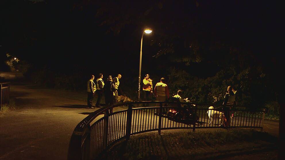 Foto: SVT Missing People på akutsök i Lund.