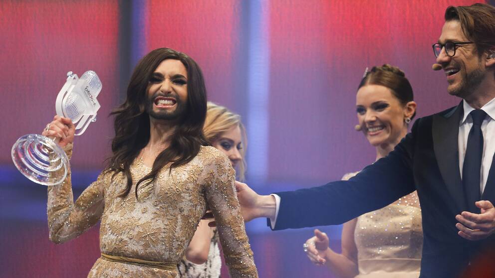 Foto: TT Nyhetsbyrån Österrikes Conchita Wurst vinner Eurovision Song Contest 2014