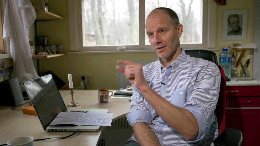 Foto: SVT John Ajvide Lindqvist.