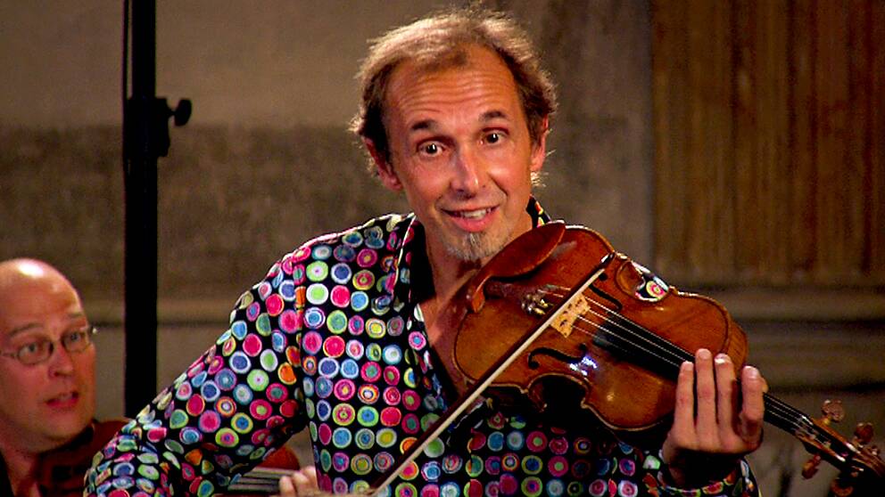 Foto: SVT Mästerviolinisten Gilles Apap