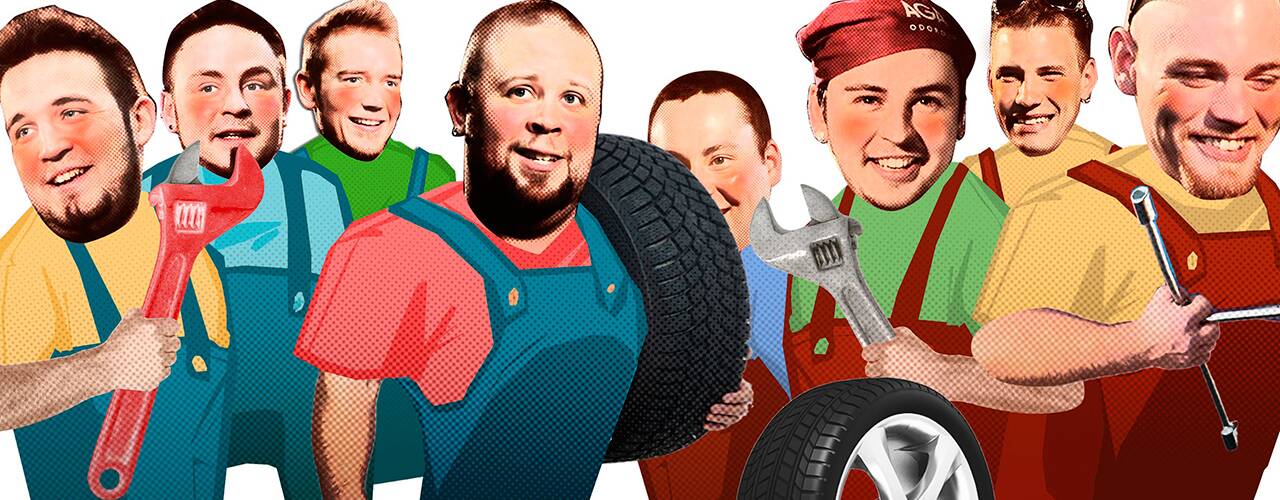 Foto: YLE Killarna i kompisgängen Latela Junior och Latela Senior.