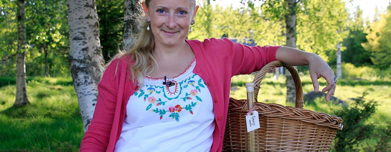 Foto: SVT Alexandra De Paoli i Örtskolan.