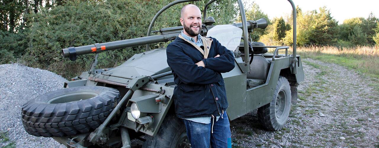 Foto: SVT Kalla krigets fordon med Melker Becker