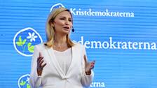Partiledartal i Almedalen - Ebba Busch Thor (KD) - Teckenspråkstolkat - spela