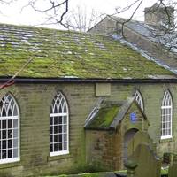 Brontë-familjens gamla skola i Haworth.