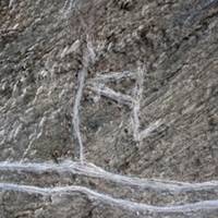 Den förstörda väggmålningen