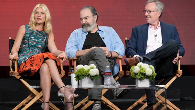 Claire Danes, Mandy Patinkin och Alex Gansa.