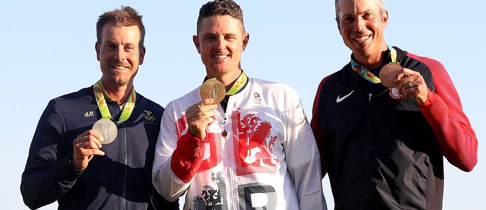 Henrik Stenson, Justin Rose och Matt Kuchar.