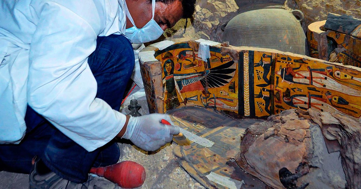 Sex Mumier Funna I Egypten SVT Nyheter