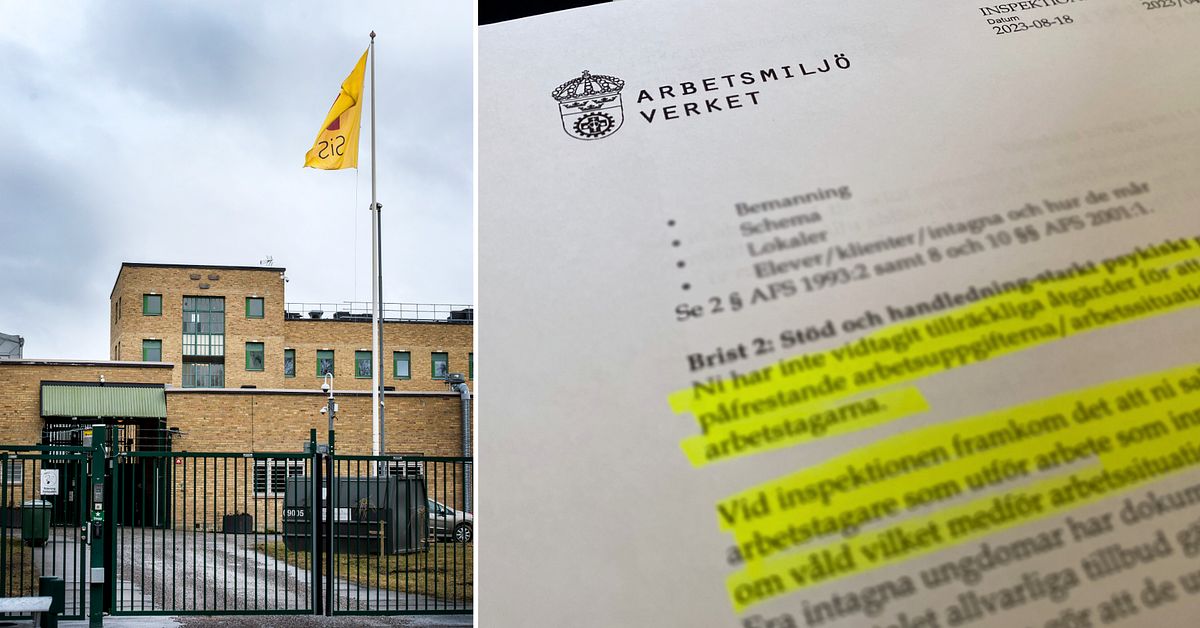 Risk för hot och våld mot anställda på Sis hemmet Tysslinge i Södertälje SVT Nyheter