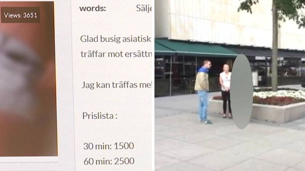 Här försöker han köpa sex av SVT s reporter SVT Nyheter