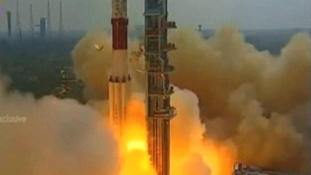 Indien skot upp raket mot mars Indien skot upp raket mot mars