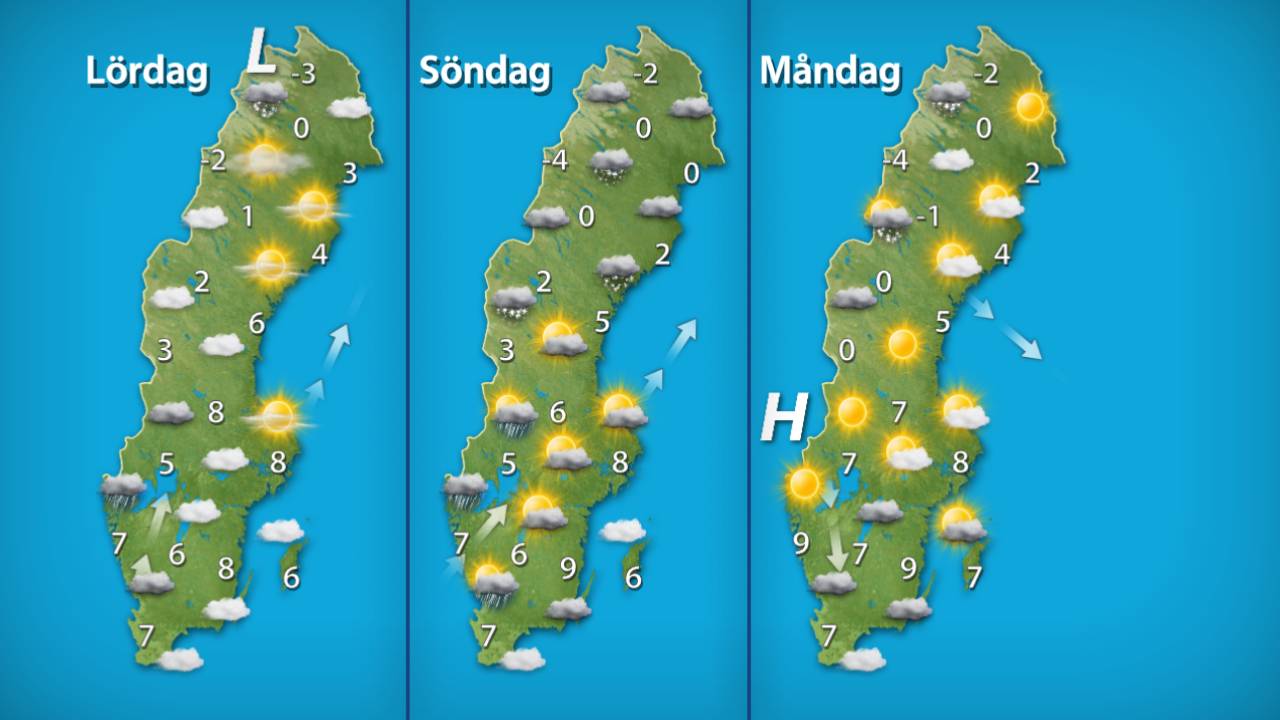 Weather forecast in Estonian television europe