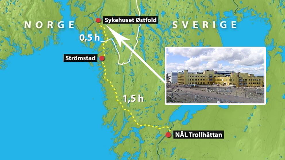 Gränslös sjukvård mellan Norge och Sverige | SVT Nyheter