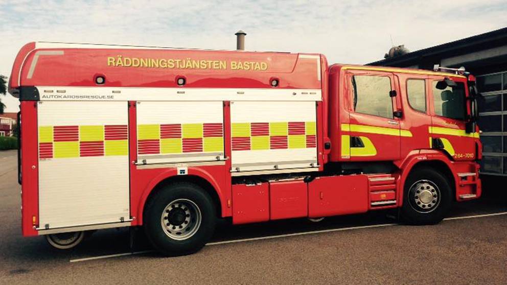 Specialbyggd brandbil till Hallandsås | SVT Nyheter