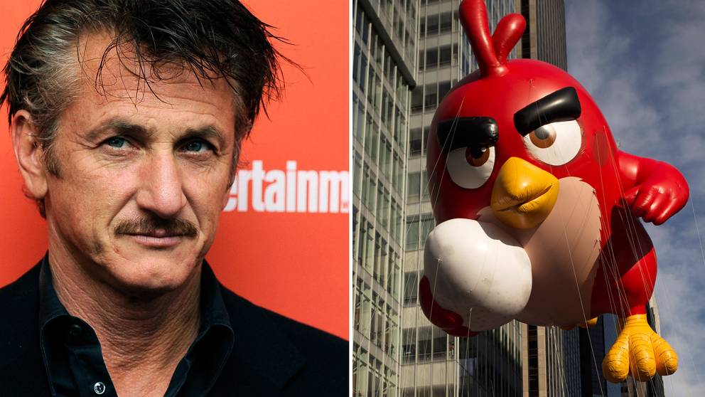 Sean Penn blir en Angry Bird SVT Nyheter