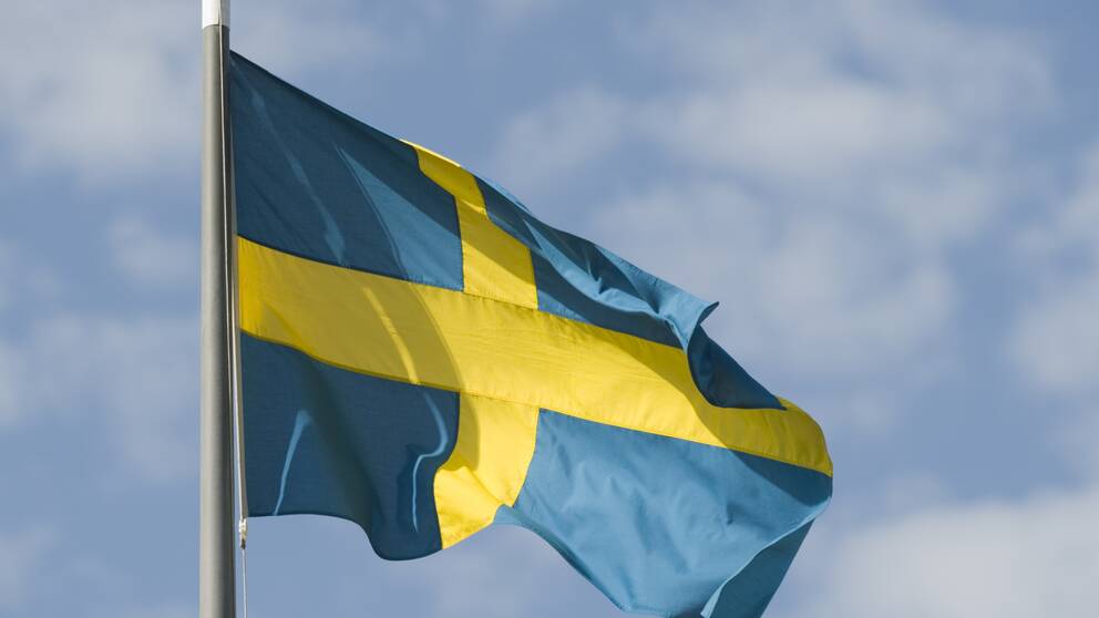 The Swedish flag