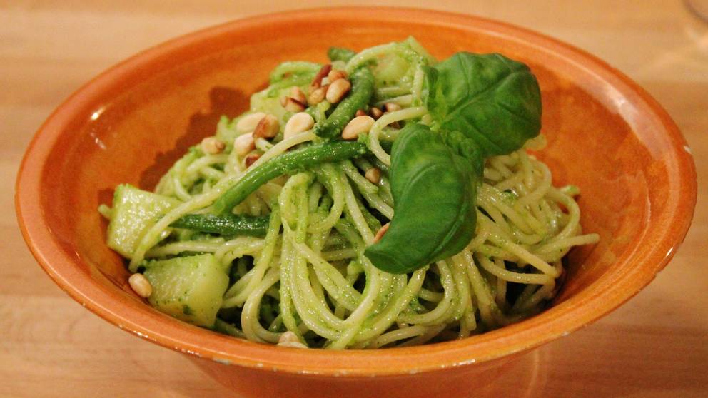 Pasta Genovese SVT recept